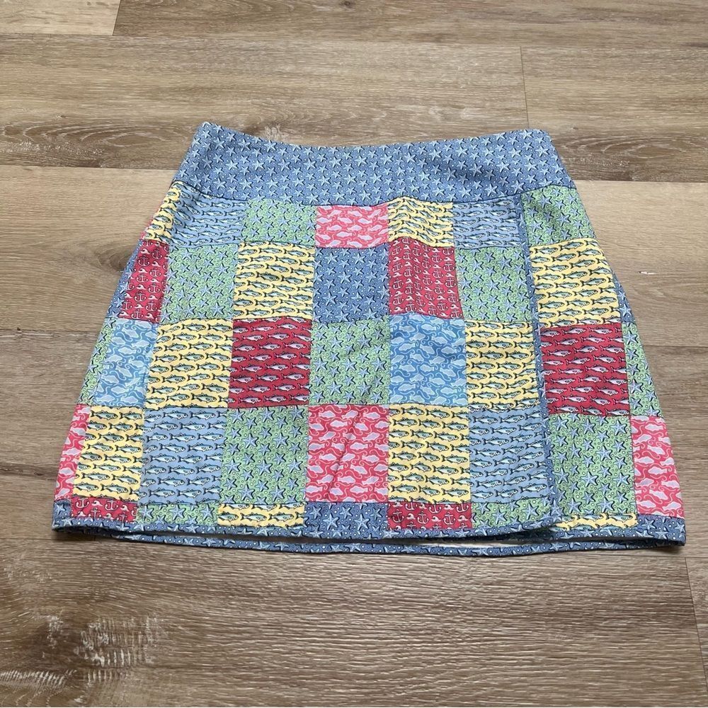 Vineyard Vines Patchwork Classic Mixed Fish Print… - image 1